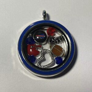 Buffalo Bills NFL Memory Charm Locket w/ 22 IN chain NEW